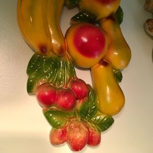 Chalkware (plaster fruit) 1950's